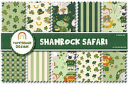 Shamrock safari set, an Animal Illustration by Poppymoondesign (Thumbnail 2 of 5)