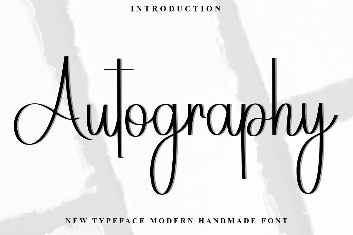 Autography, a Handwritten Font by FreshTypeINK (Photo 1 of 8)