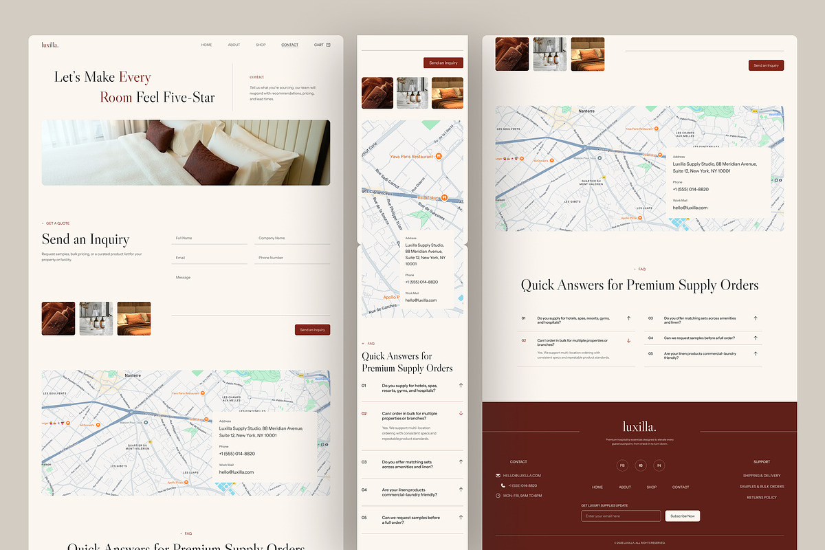 Hospitality E-Commerce Website UI, a Websites & App Template by peterdraw (Photo 6 of 7)