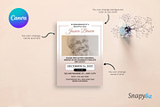 Funeral Invitation Canva Template, a Design Template by Snapybiz (Thumbnail 7 of 10)