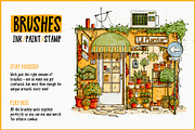 Urban Art Kit for Procreate, a Brush Add-On by Green Room Media (Thumbnail 3 of 23)