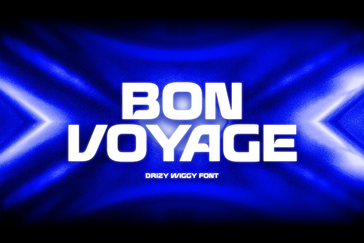 Drizy Wiggy - Techno Sans Serif font, a Sans Serif Font by Drizy (Photo 9 of 9)