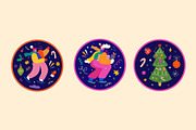 Merry Christmas and Happy New Year!, a Seasonal Illustration by MoleskoStudio (Thumbnail 25 of 27)