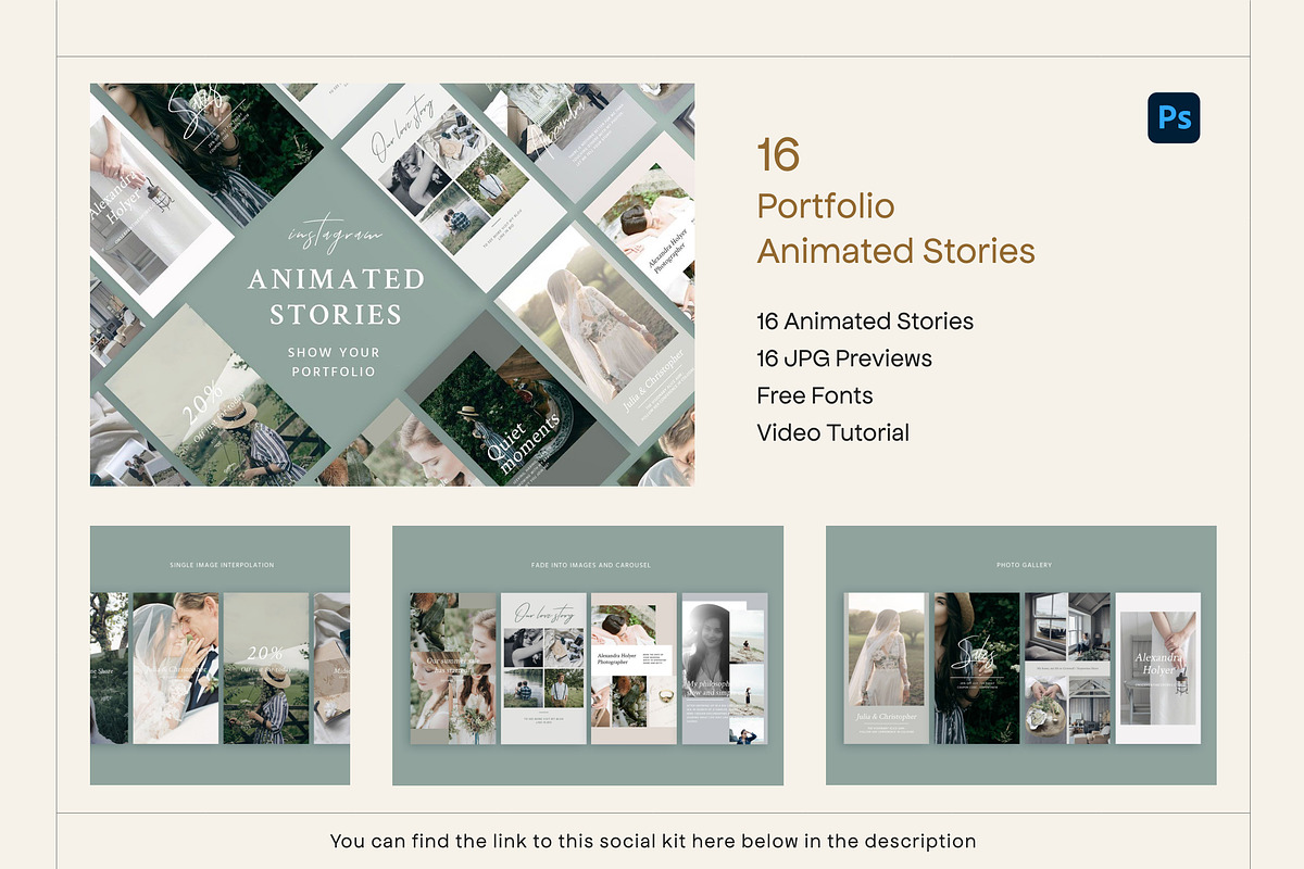 SALE! Social Kit BUNDLE Canva and PS, a Social Media Template by Sparrow & Snow (Photo 8 of 20)