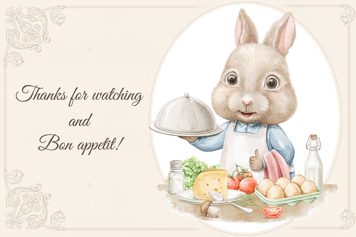 Bunny's kitchen adventures, an Animal Illustration by Mimomy (Photo 10 of 10)