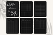 Dark Mode Digital Planner iPad, a Templates & Theme by HoneyGlowStudioCo (Thumbnail 5 of 9)