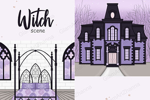 Witch Purple Scene