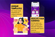 160 NFT Post - Canva Template, a Social Media Template by Viral Content Design (Thumbnail 8 of 13)