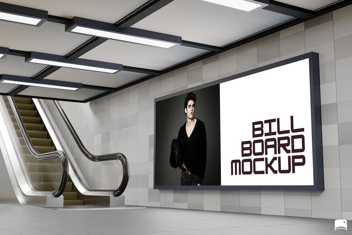Billboard Mockup, an Advertising Mockup by Claymoon Lab (Photo 7 of 9)