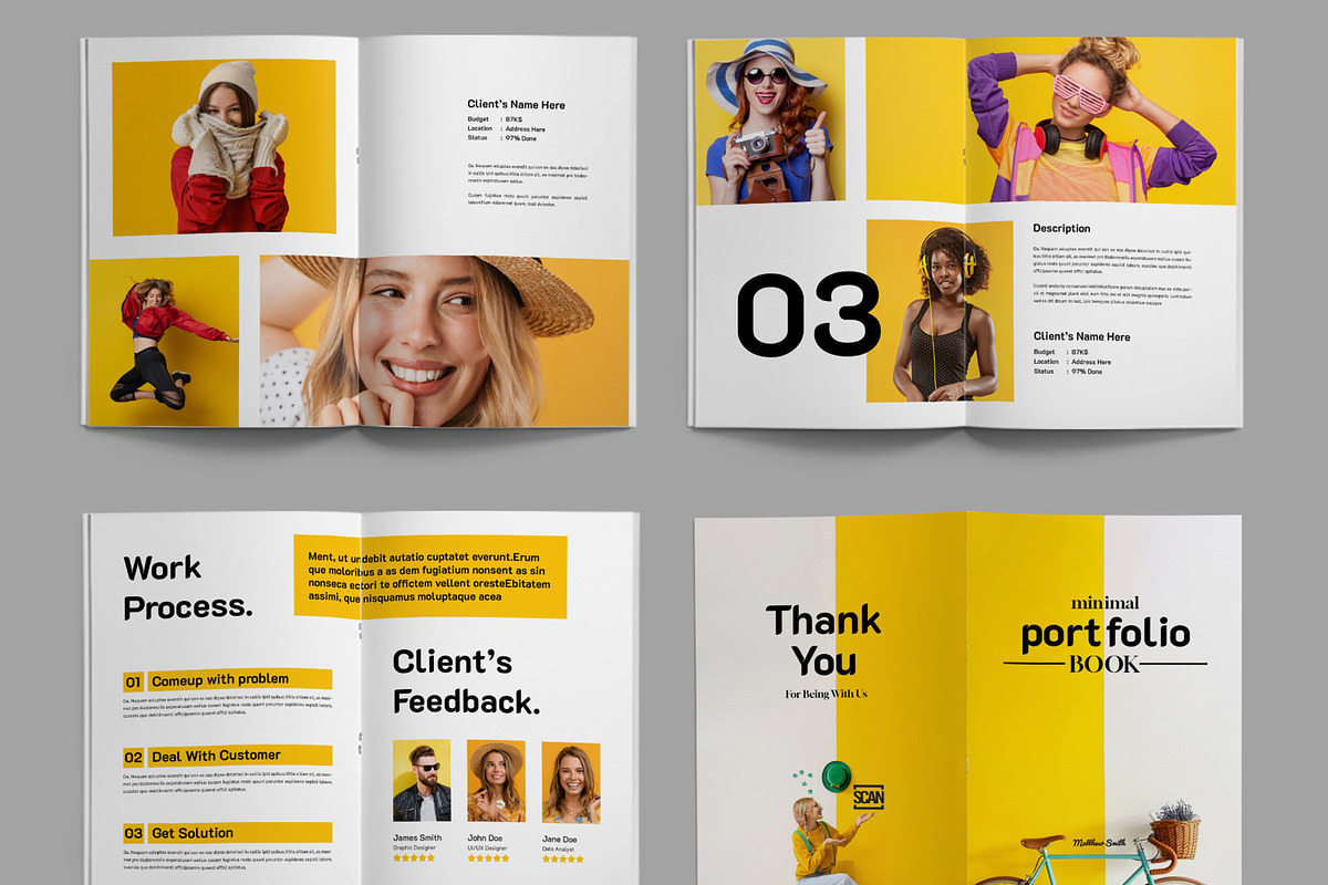 Minimal Portfolio Book, a Magazine Template by ContestDesign (Photo 4 of 4)