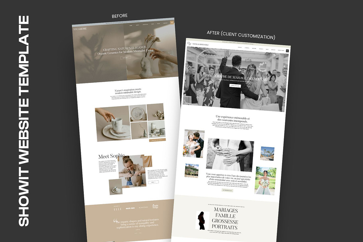 Sycamore: Showit website template, a Templates & Theme by Aspen Creative Studio (Photo 4 of 4)