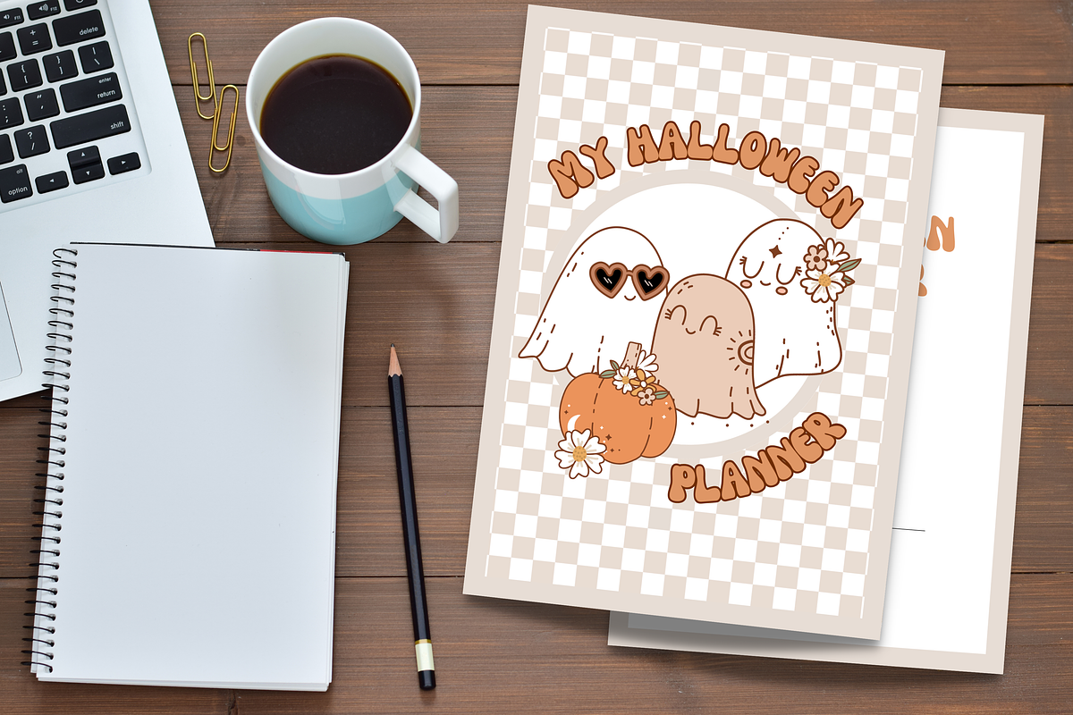 2023 Retro Halloween Planner, a Templates & Theme by Jennifer Magri Templates (Photo 5 of 9)
