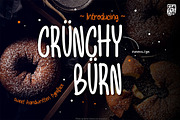 Crunchy Burn, a Font by inumocca_type (Thumbnail 1 of 5)