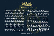 Hadnich - Modern Script, a Script Font by Arterfak Project (Thumbnail 16 of 16)