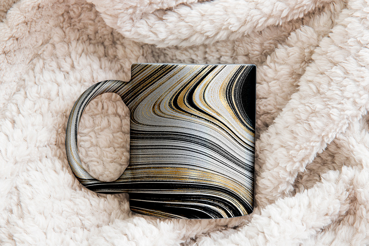 Gold Veined Agate Stone Textures, a Texture Graphic by CatJello Graphics (Photo 10 of 17)