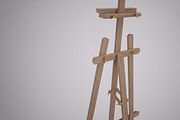 Artists Easel & Canvas, an Object 3D Model by kjpargeterimages (Thumbnail 3 of 6)