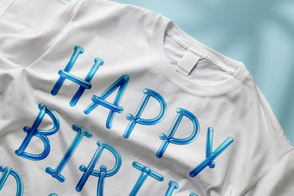 Blue Balloon Font, a Handwritten Font by Handmadefont (Photo 6 of 10)
