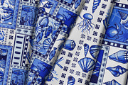 Nautical Delft Blue Collection, a Pattern Graphic by ArtPavo (Thumbnail 12 of 12)