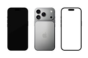 Vector Iphone 17 PRO MAX Mockup, an iPhone Mockup by PhotoVector (Thumbnail 1 of 2)