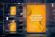 Outdoor Billboard Mockup, an Advertising Mockup by Artnivora.Std (Thumbnail 1 of 4)