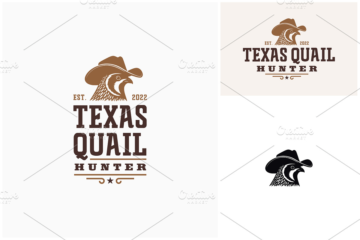 Bobwhite Quail Cowboy Hat Hunt Logo, a Branding & Logo Template by Enola99d (Photo 2 of 2)