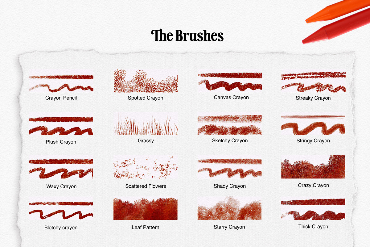 Crafty Crayon for Procreate, a Brush Add-On by Sofydoll Designs (Photo 5 of 7)