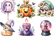 Cute Pastel Spooky Halloween PNG, an Illustration by Designking (Thumbnail 2 of 4)