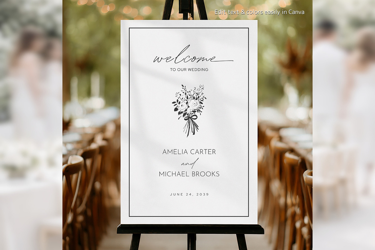 Modern Elegant Welcome Canva bd009, a Poster Template by TyphoonStudio (Photo 3 of 10)