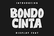 BONDO CINTA -Display Font, a Symbol Font by GFRcreative (Thumbnail 1 of 4)