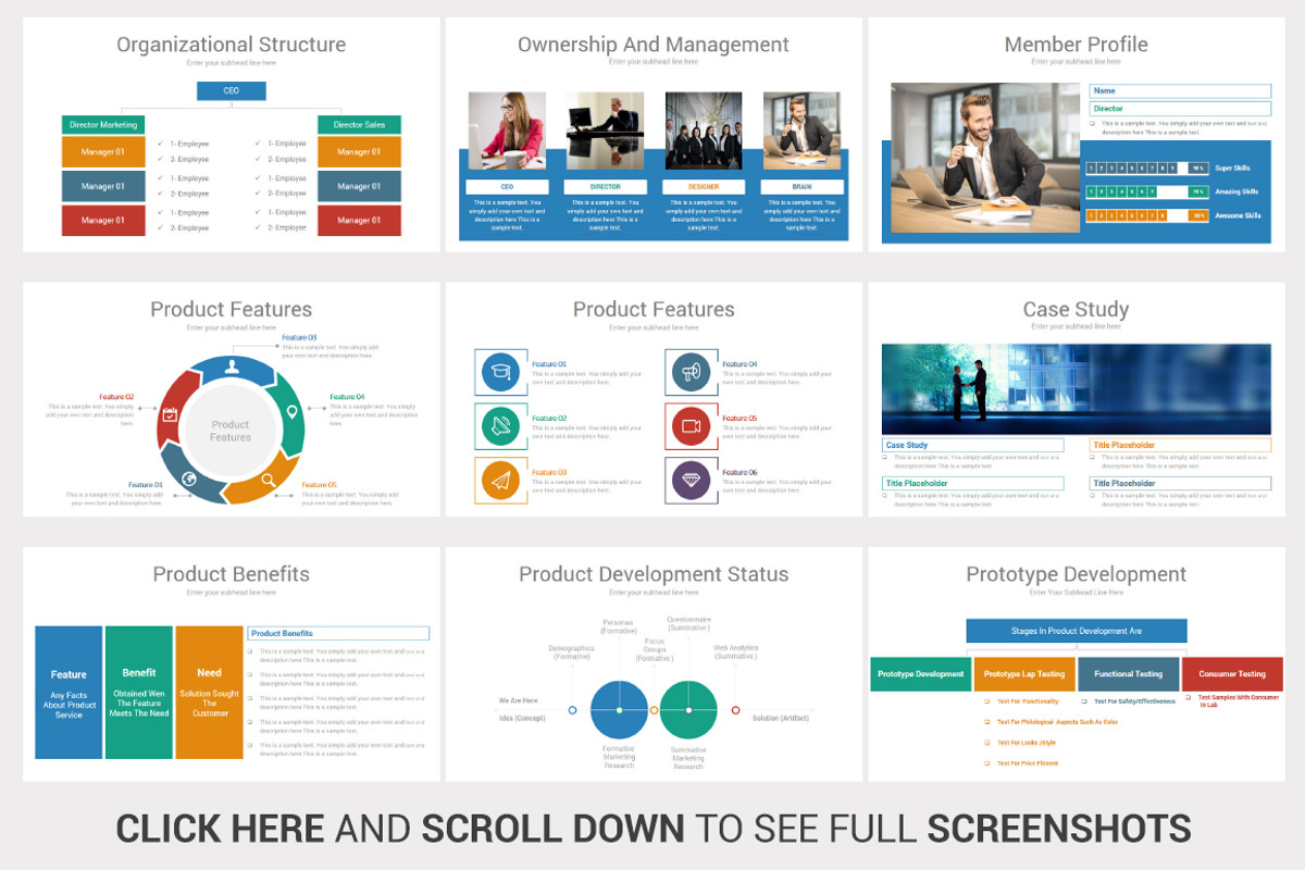 Startup Business Plan Google Slides, a Presentation Template by OceanArt (Photo 11 of 19)