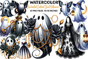 Enchanted Contrast Ghost Halloween, an Illustration by DreamArtGraphic (Thumbnail 1 of 5)