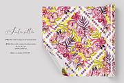 Rich Watercolor Floral Pattern, a Pattern Graphic by SirenaArt (Thumbnail 3 of 17)