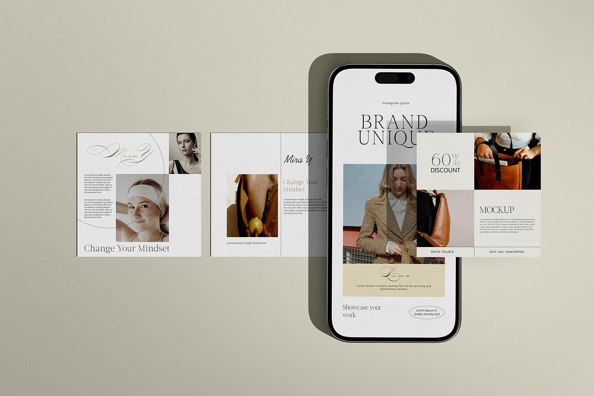 Instagram Post Mockups, an iPhone Mockup by Tahtagraphic (Photo 18 of 18)