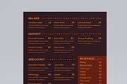 Food Menu Template, a Stationery Template by MightyDesign (Thumbnail 4 of 8)