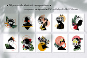 Abstract. Women. Tropical, an Object Graphic by Vera●Suleimanova (Thumbnail 11 of 17)