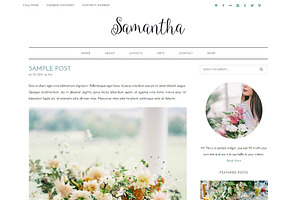 SAMANTHA WORDPRESS THEME