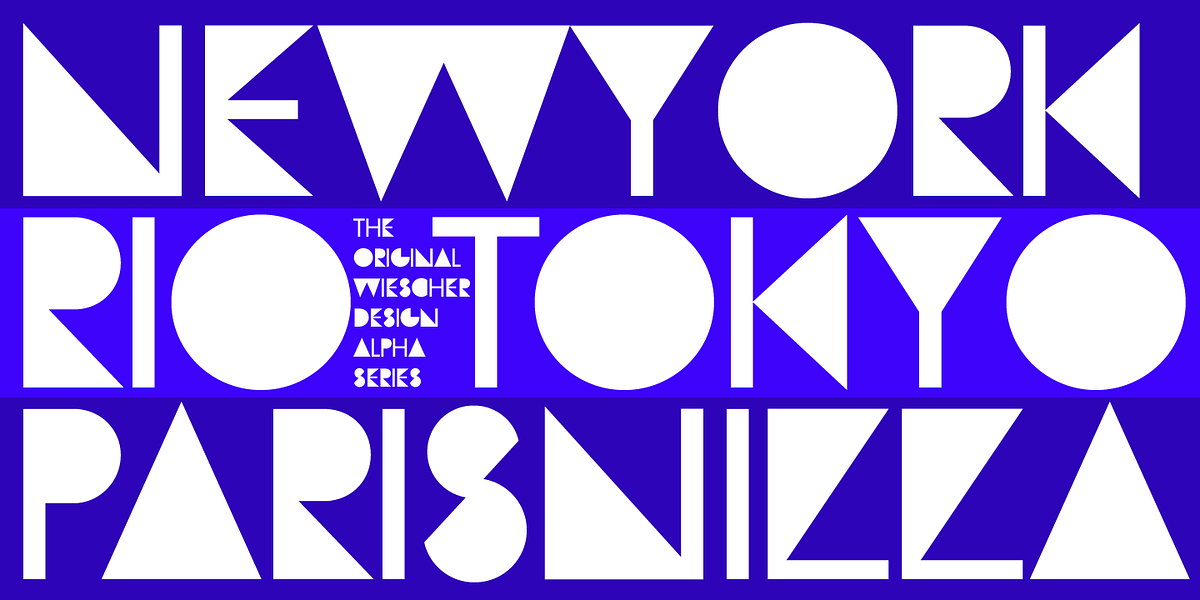 AlphaOne, a Font by Wiescher-Design (Photo 3 of 8)