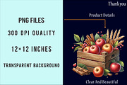 Watercolor Autumn Sublimation PNG, an Illustration by SinaCreation (Thumbnail 4 of 5)