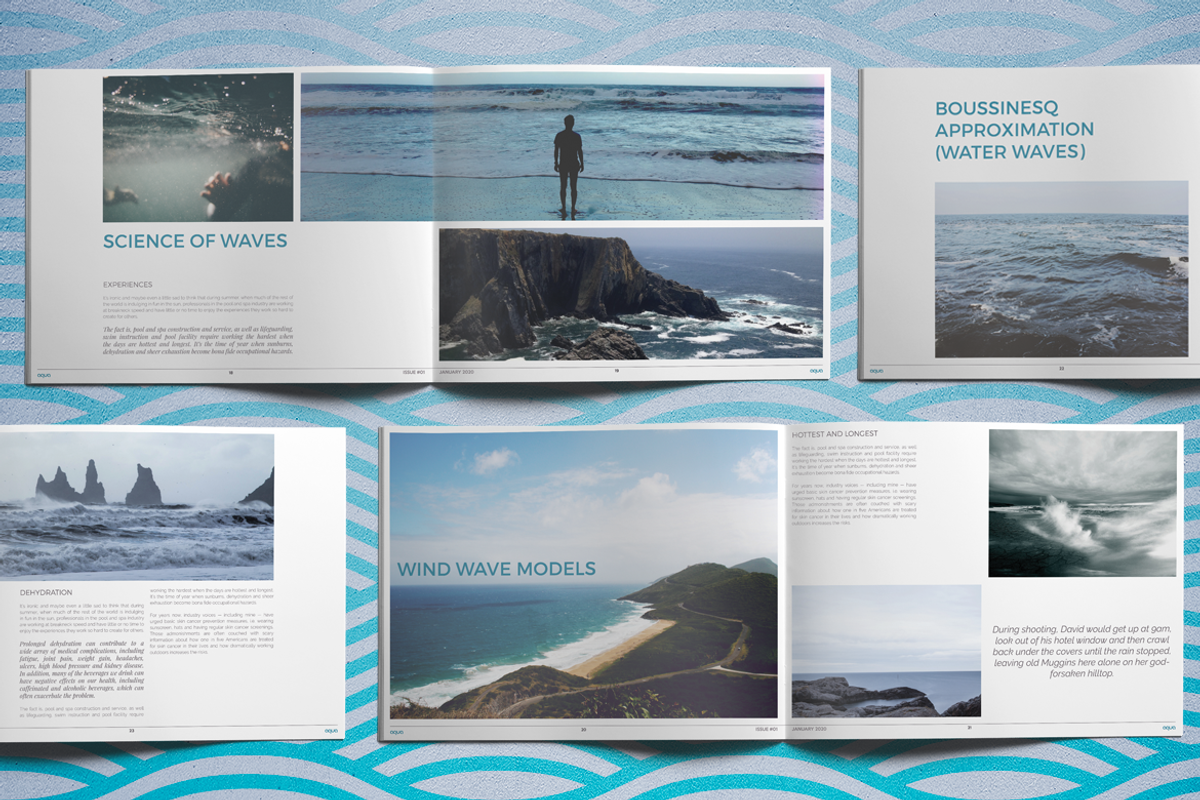 A Q U A landscape brochure, a Brochure Template by Boris Cupac (Photo 12 of 17)