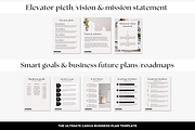 Business plan Canva template, a Design Template by Cate Creates (Thumbnail 5 of 9)