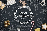 Christmas Clip Art & Lettering, a Decorative Illustration by kite-kit (Thumbnail 1 of 10)
