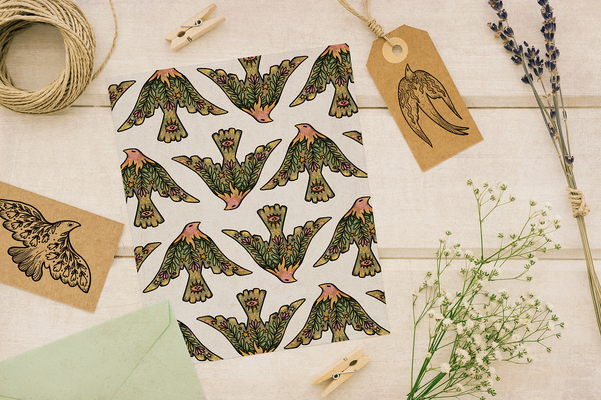 Boho Birds, an Animal Illustration by Ink Stories (Photo 12 of 16)
