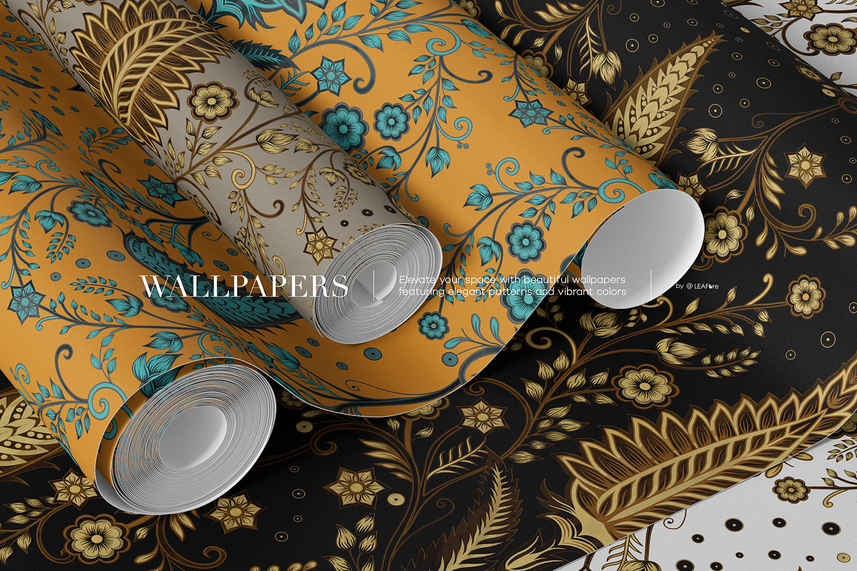 Orsani Traditional Prints And Motifs, a Pattern Graphic by LEAFure (Photo 10 of 10)