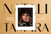 Saphile Rounded, a Sans Serif Font by Craft Supply Co. (Thumbnail 7 of 8)