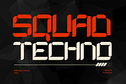 Squad Techno - Logo Font, a Sans Serif Font by Nirmana Visual (Thumbnail 1 of 10)
