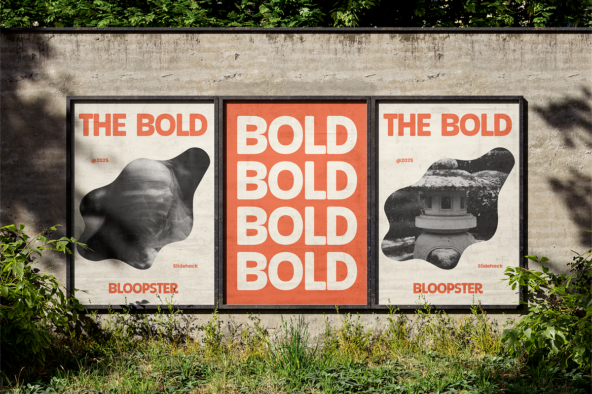 Bloopster - Bold Display Font, a Font by Studio Moara (Photo 7 of 8)