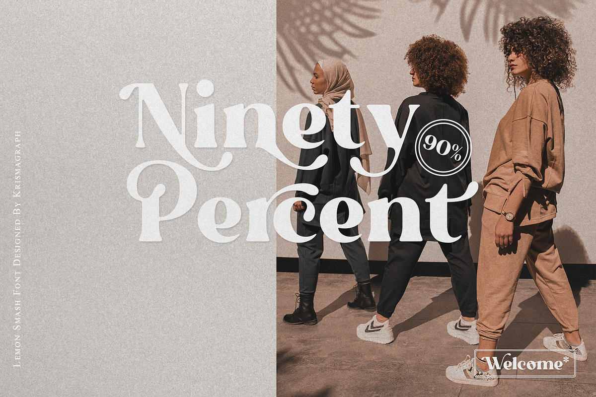 Lemon Smash | Modern Retro Serif, a Serif Font by Krismagraph (Photo 6 of 14)