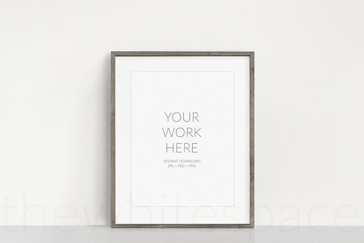 3x4 Ratio - Wooden Frame Mockup, a Print Template by The White Space Co. (Photo 6 of 7)