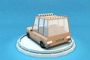 Cartoon Car Set Low Poly 3D Model, a Cars & Vehicle 3D Model by Low Poly Lab (Thumbnail 12 of 13)
