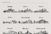 Hand Drawn City & Country Skylines, a Work Illustration by TheMountBirdStudio (Thumbnail 12 of 20)